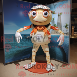 Cream Crab maskot...