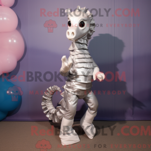 Silver Seahorse mascot...