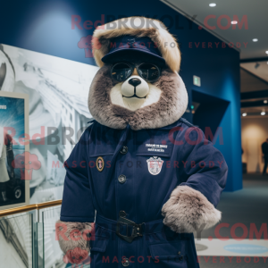 Navy Aglet mascot costume...