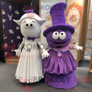 Lilla Squash maskot kostume...