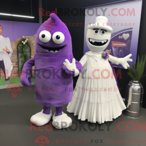 Lilla Squash maskot kostume...