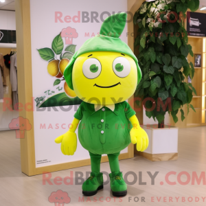 Forest Green Lemon mascot...