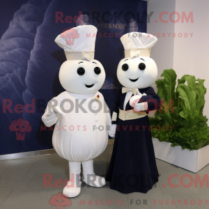 Navy Turnip mascottekostuum...