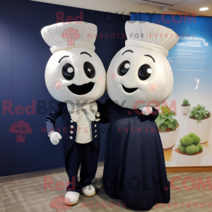 Navy Turnip mascottekostuum...