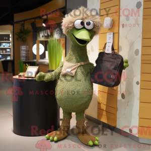 Olive Ostrich mascot...