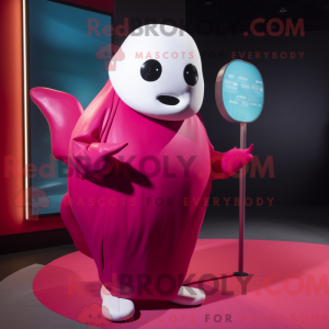 Disfraz de mascota Magenta...