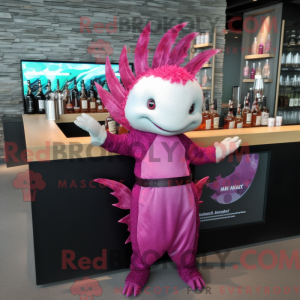 Postava maskota Magenta...