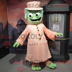 Peach Frankenstein máscara...