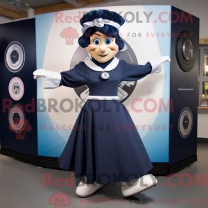 Maskotkostymefigure Navy...