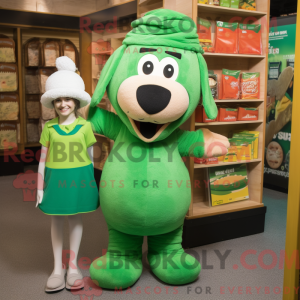 Postava maskota Green...