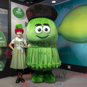 Green Shepard S Pie mascot...