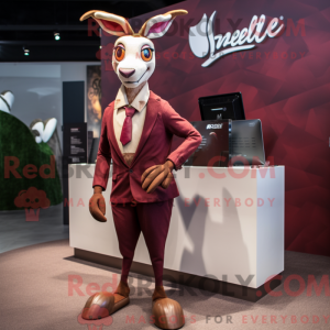 Maroon Gazelle maskot...