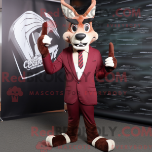 Bordowa maskotka Gazelle to...