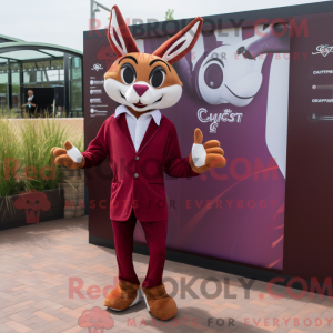 Maroon Gazelle maskot...