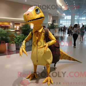 Gold Dimorphodon mascot...