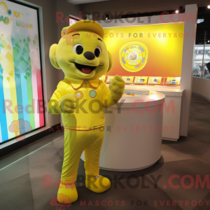 Yellow Rainbow mascot...