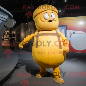 Personaggio mascotte giallo...