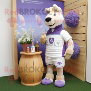 Lavendel Champagne maskot...