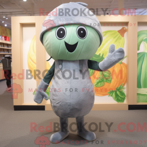 Gray Zucchini mascot...