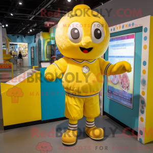 Yellow Soccer Goal...