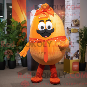 Máscara de lasanha laranja...