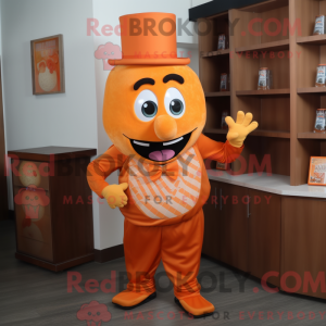 Máscara de lasanha laranja...