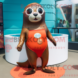 Rust Seal mascotte kostuum...