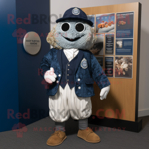 Navy Oyster maskot kostume...