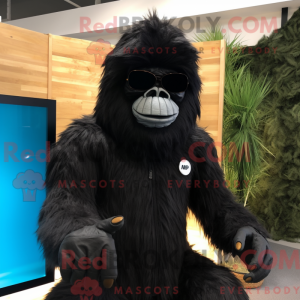 Máscara preta do Sasquatch...