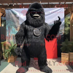 Máscara preta do Sasquatch...