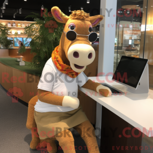 Tan Guernsey Cow...