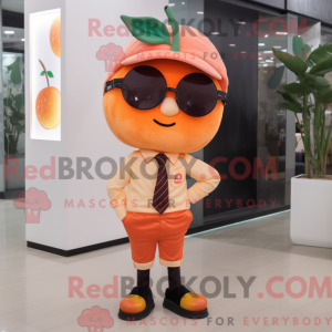 Peach Plum maskot kostume...