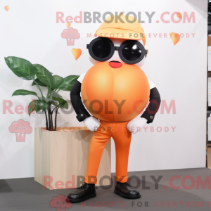 Peach Plum maskot kostume...
