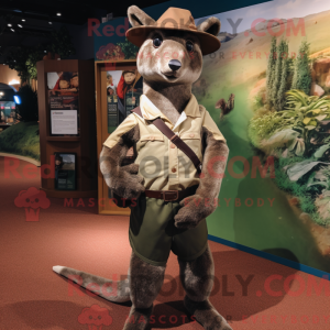Olive Kangaroo mascot...