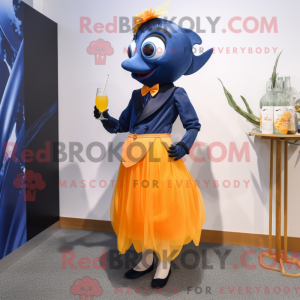 Navy Goldfish maskot...