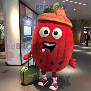 Maskottchenkostüm Red Melon...