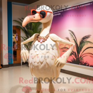 Costume mascotte de flamant...