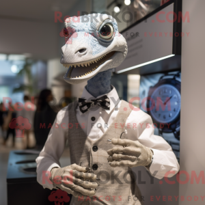 Sølv Coelophysis maskot...