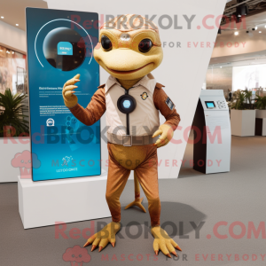 Costume mascotte de lézard...