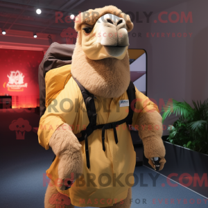 Camel mascot costume...