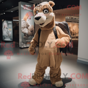 Kameel mascotte kostuum...