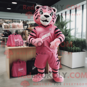 Maskottchenkostüm Pink...