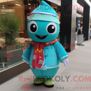 Turquoise Sushi mascot...