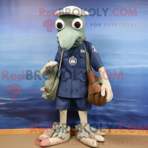 Personaggio mascotte Navy...