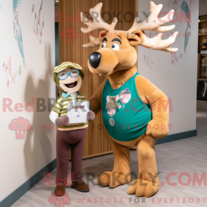 Eland mascotte kostuum...