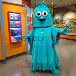 Cyan Enchiladas maskot...