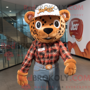 Rust Jaguar maskot kostume...