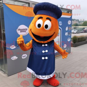 Disfraz de mascota Navy...