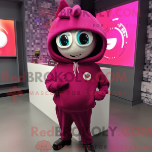 Magenta anheng maskot...