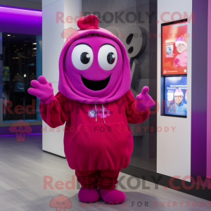 Magenta anheng maskot...